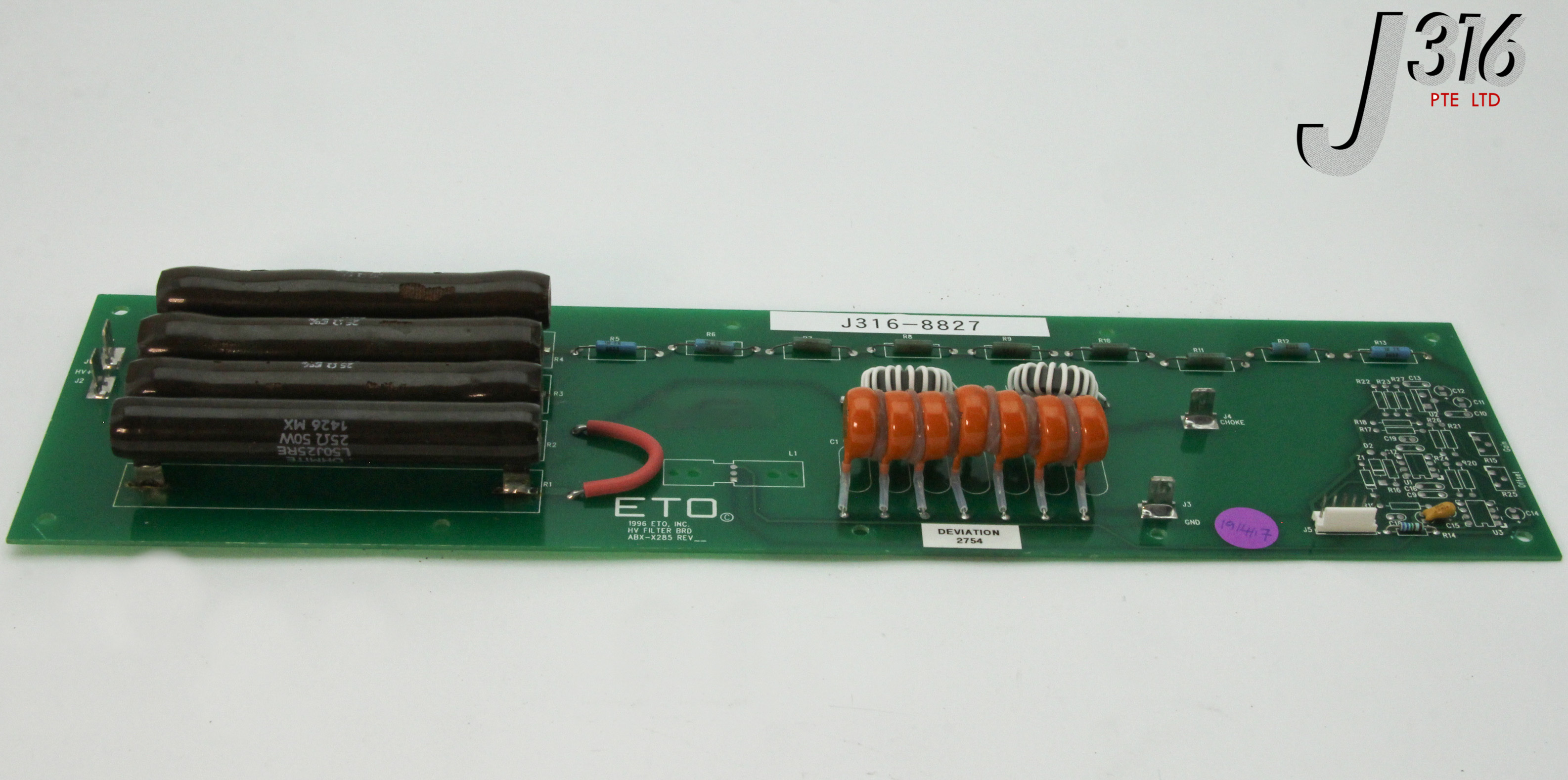 8827 ETO PCB HV FILTER BOARD ABX-X285 | eBay